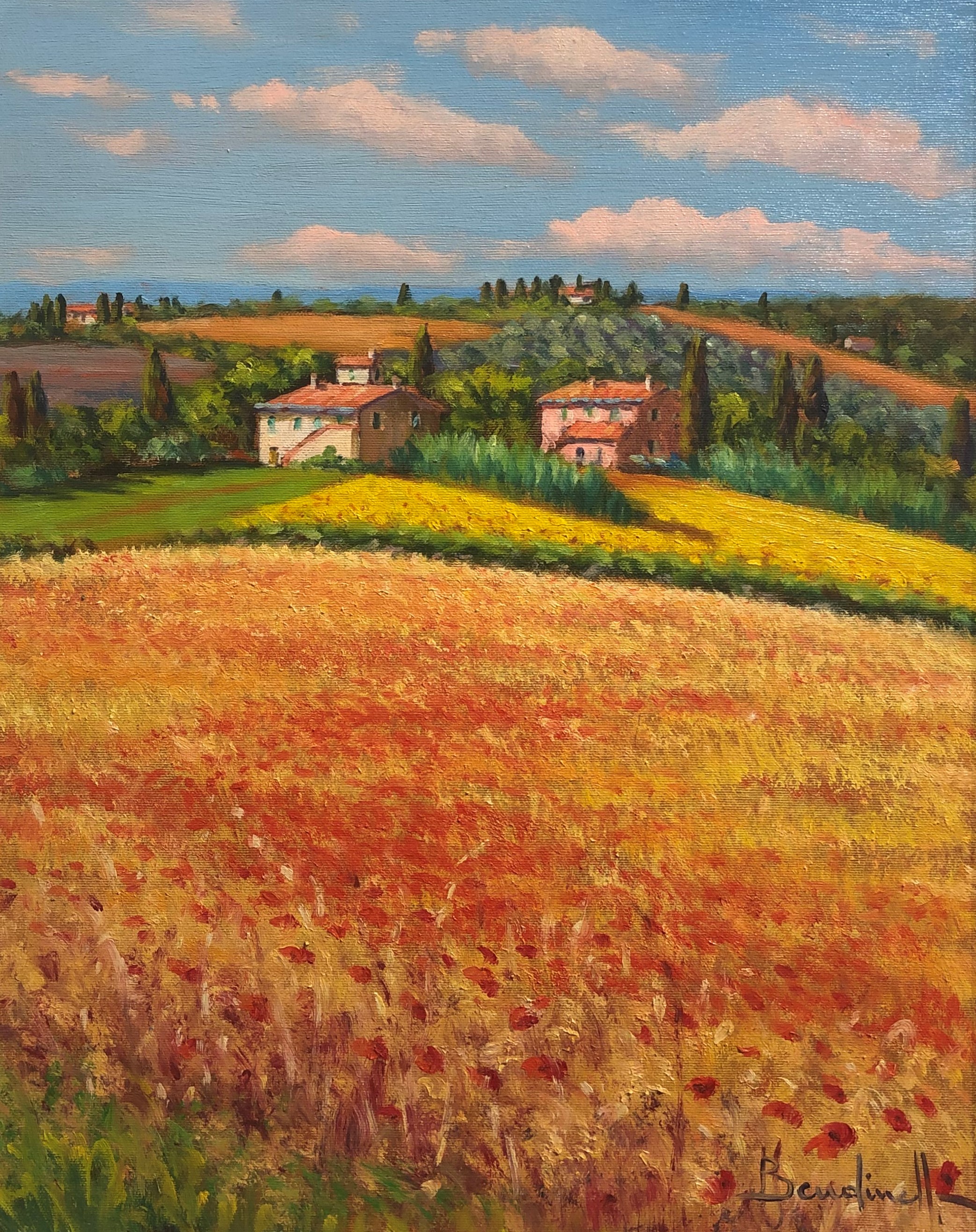 Code BE01 cm 50x40 “Campagna toscana”