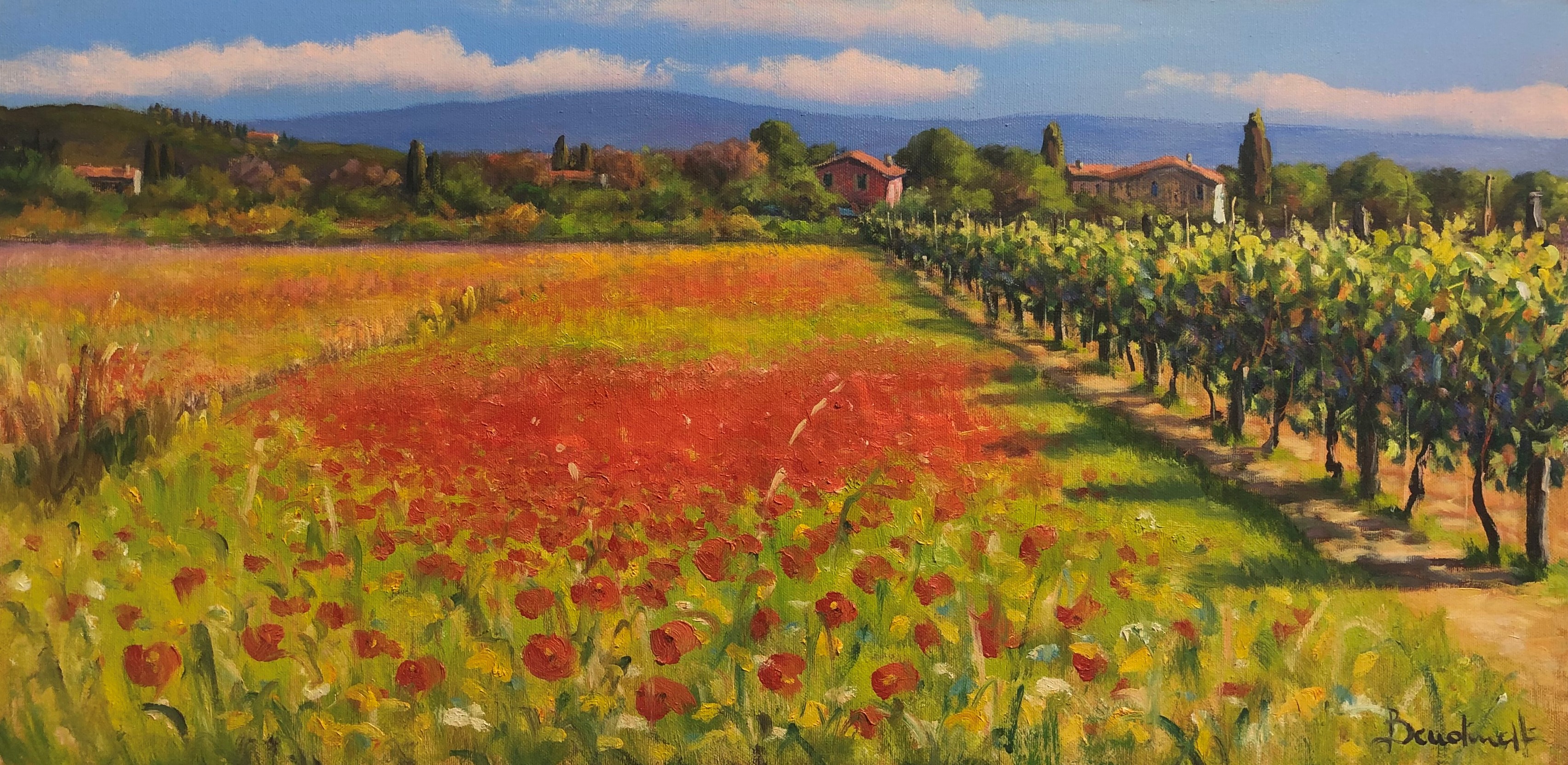 Code BE01 cm 40x80 “Campagna toscana”