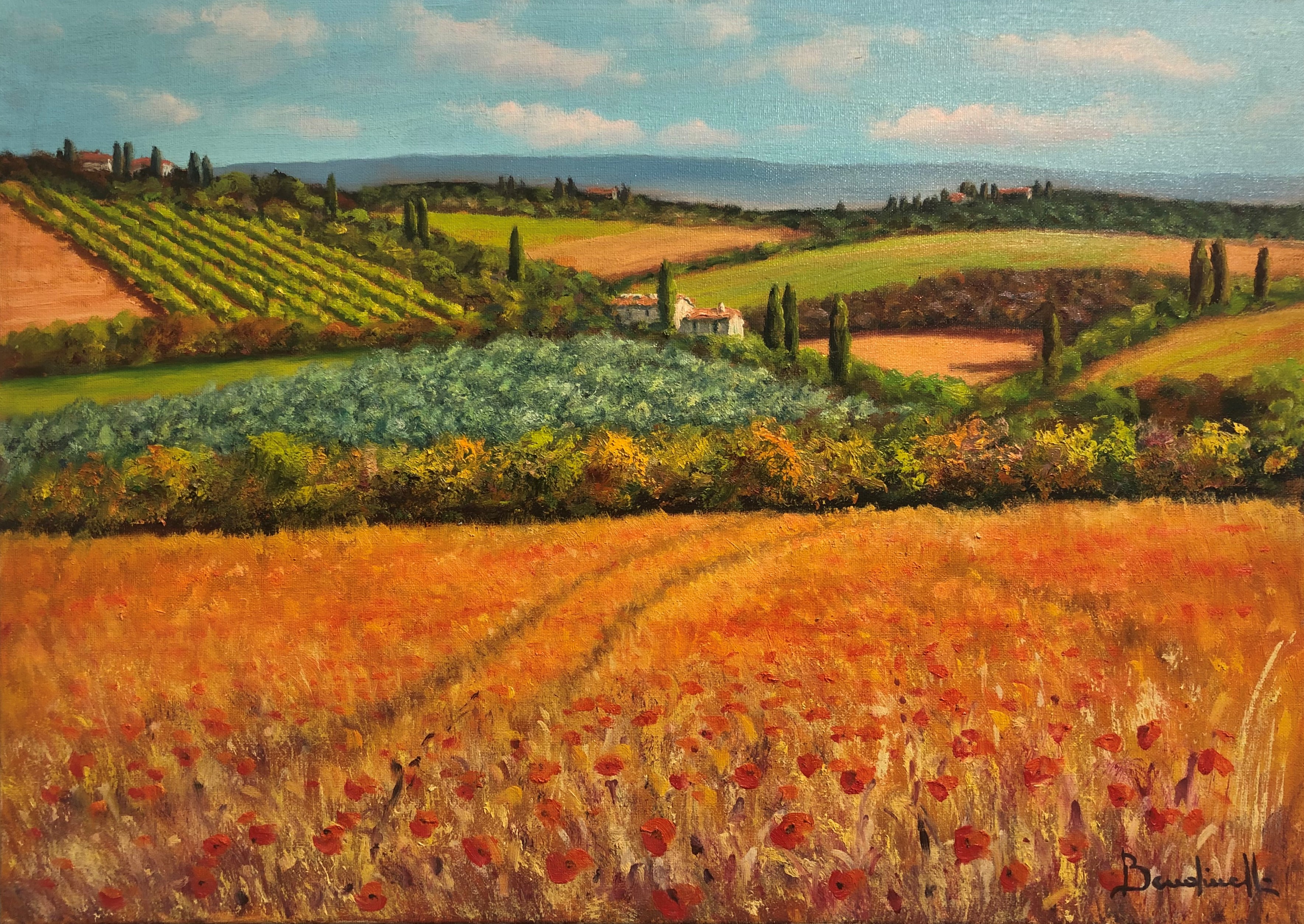 Code BE01 cm 50x70 “Campagna toscana”