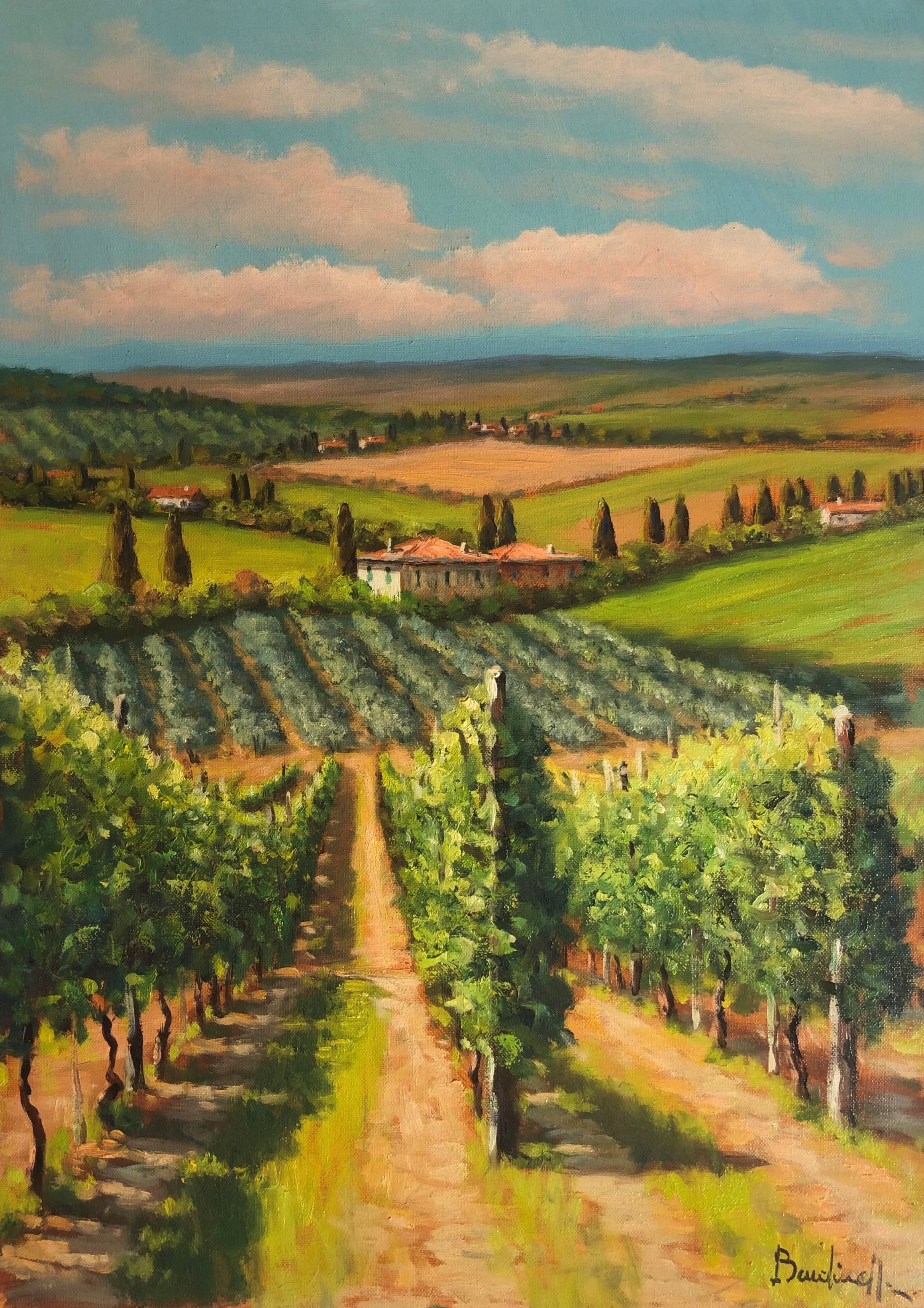 Code BE01 cm 70x50 “Colline toscane”