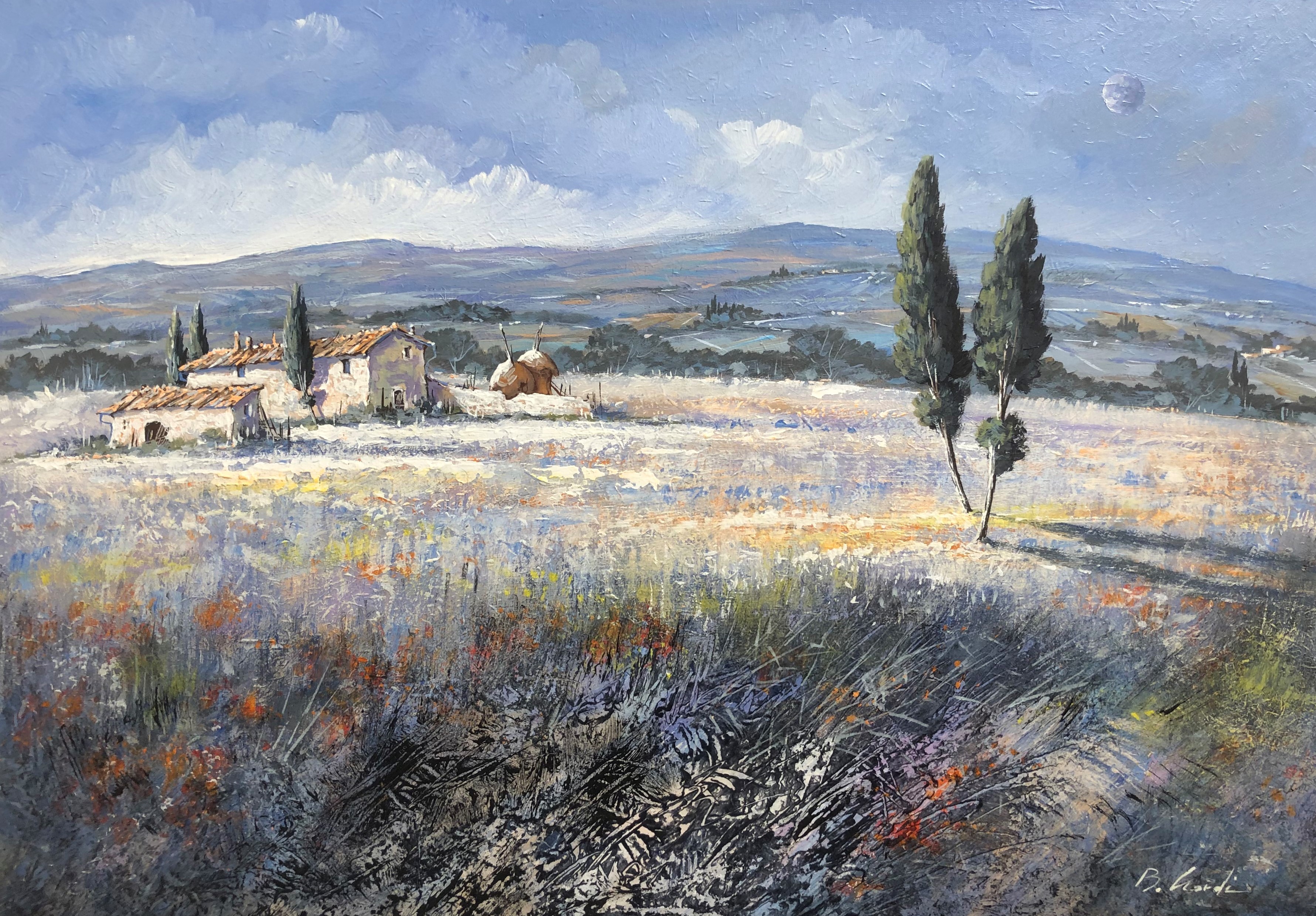 Code N02 cm 35x50 “Mattino primaverile in Toscana"