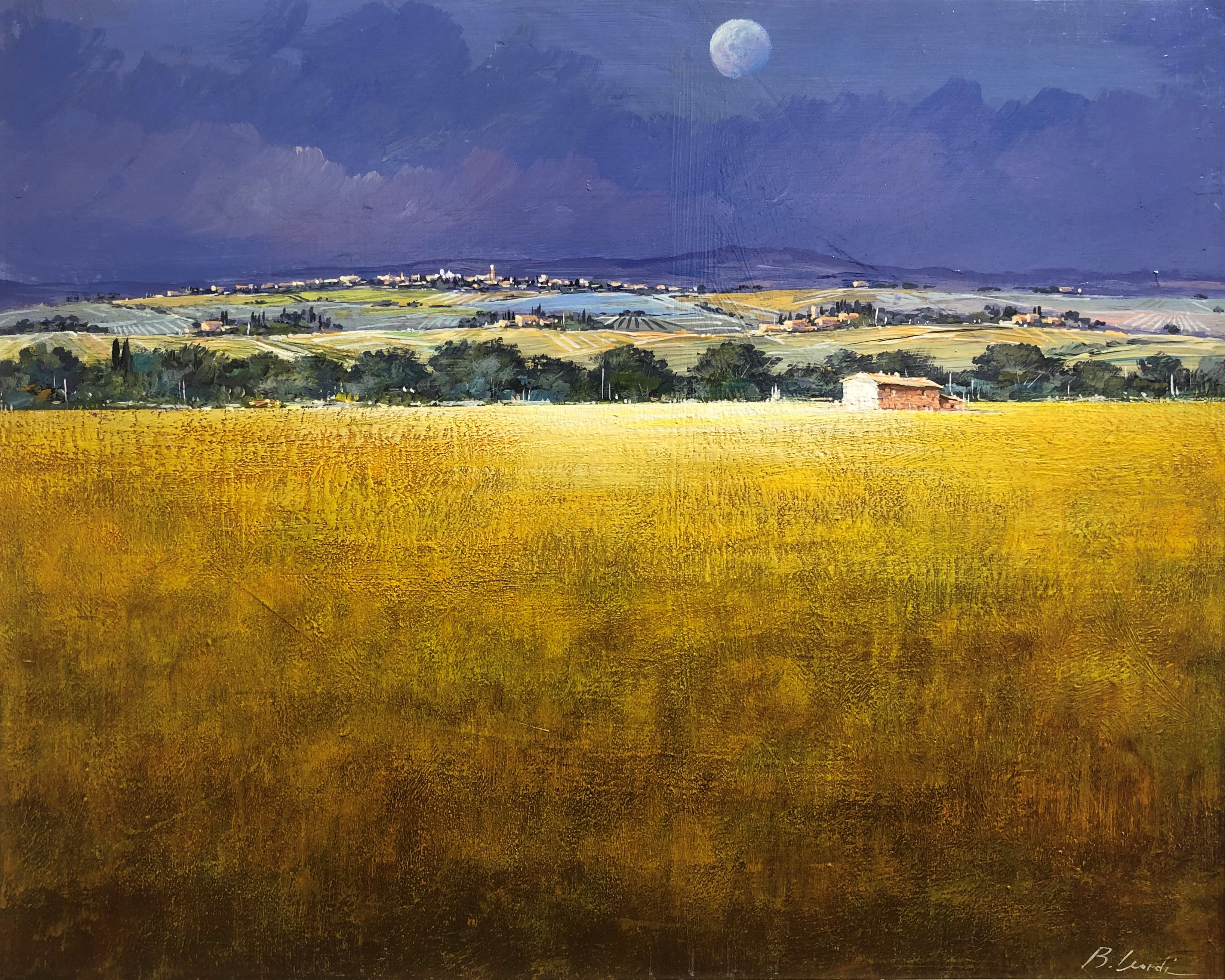 Code N07 cm 40x50 " Panorama in Toscana"