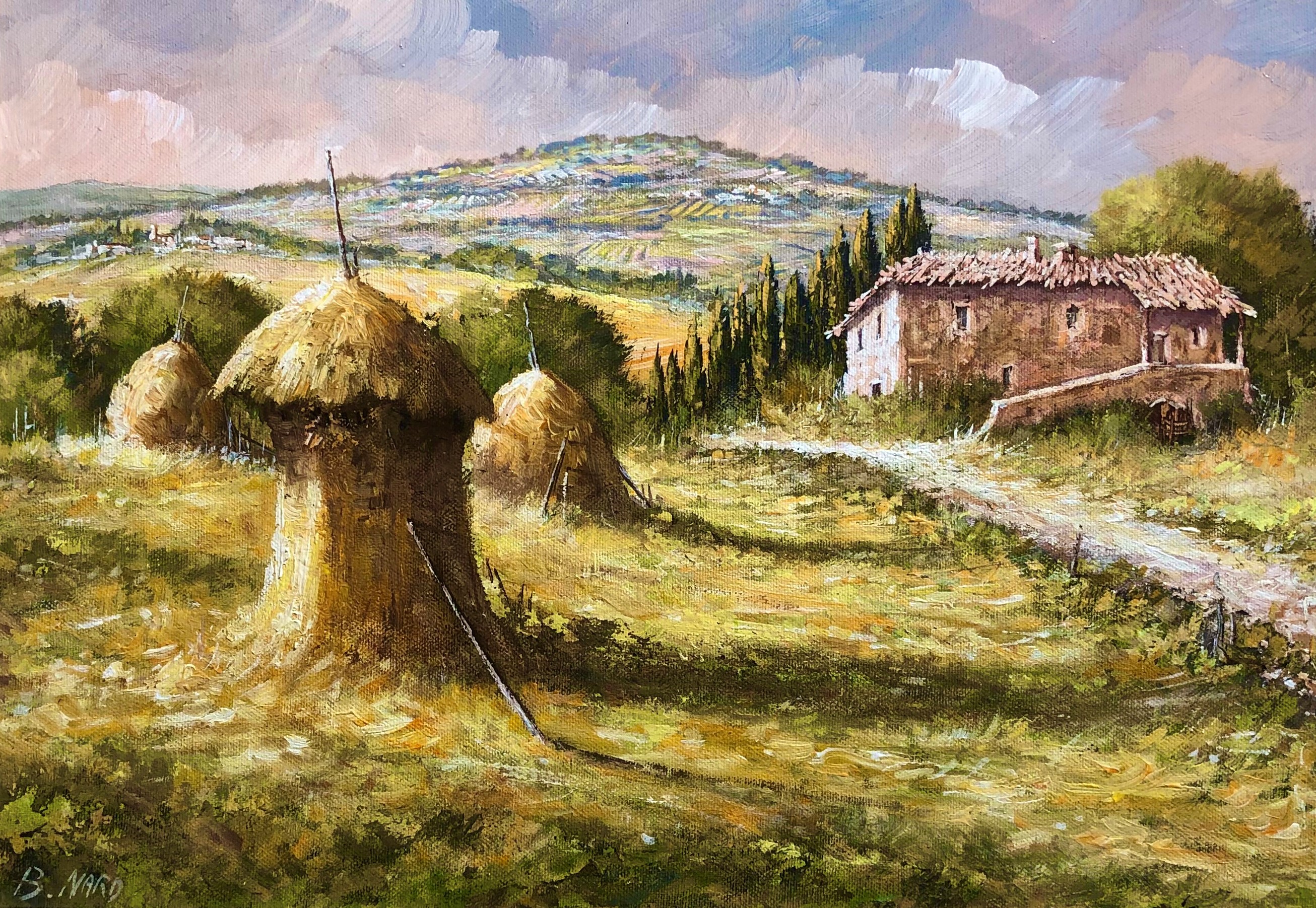 Code N08 cm 35x50 " Colline Toscane"