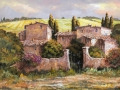 Code N06 cm 35x50 " Borgo nel senese"