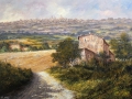 Code N21 cm 60x80 "Strada bianca per Siena"