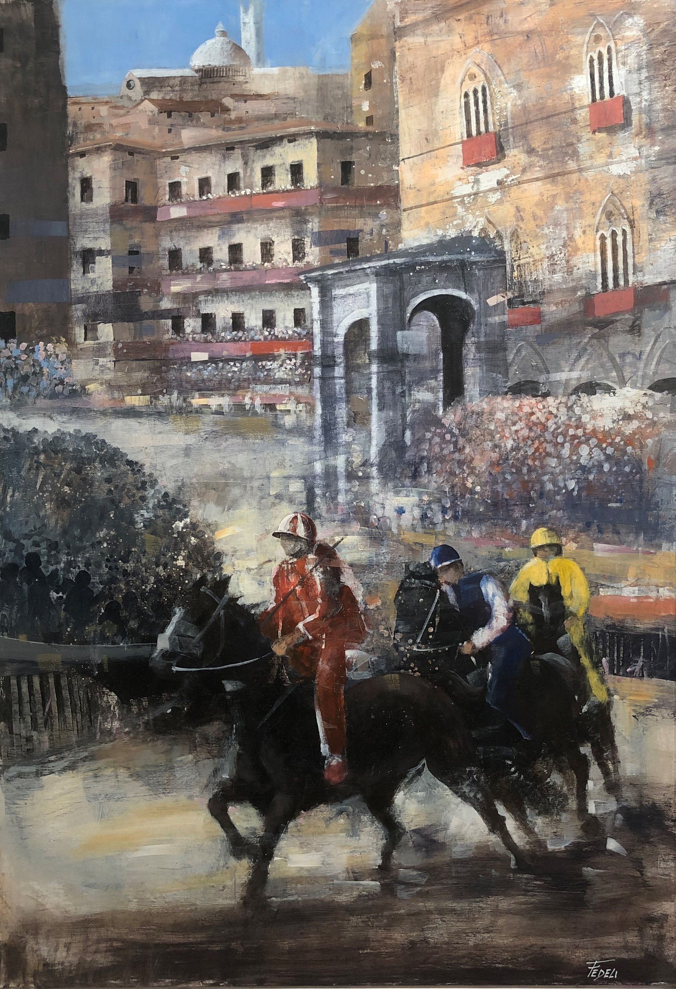 Code FE02 cm 100x70 "Giornata di Palio"